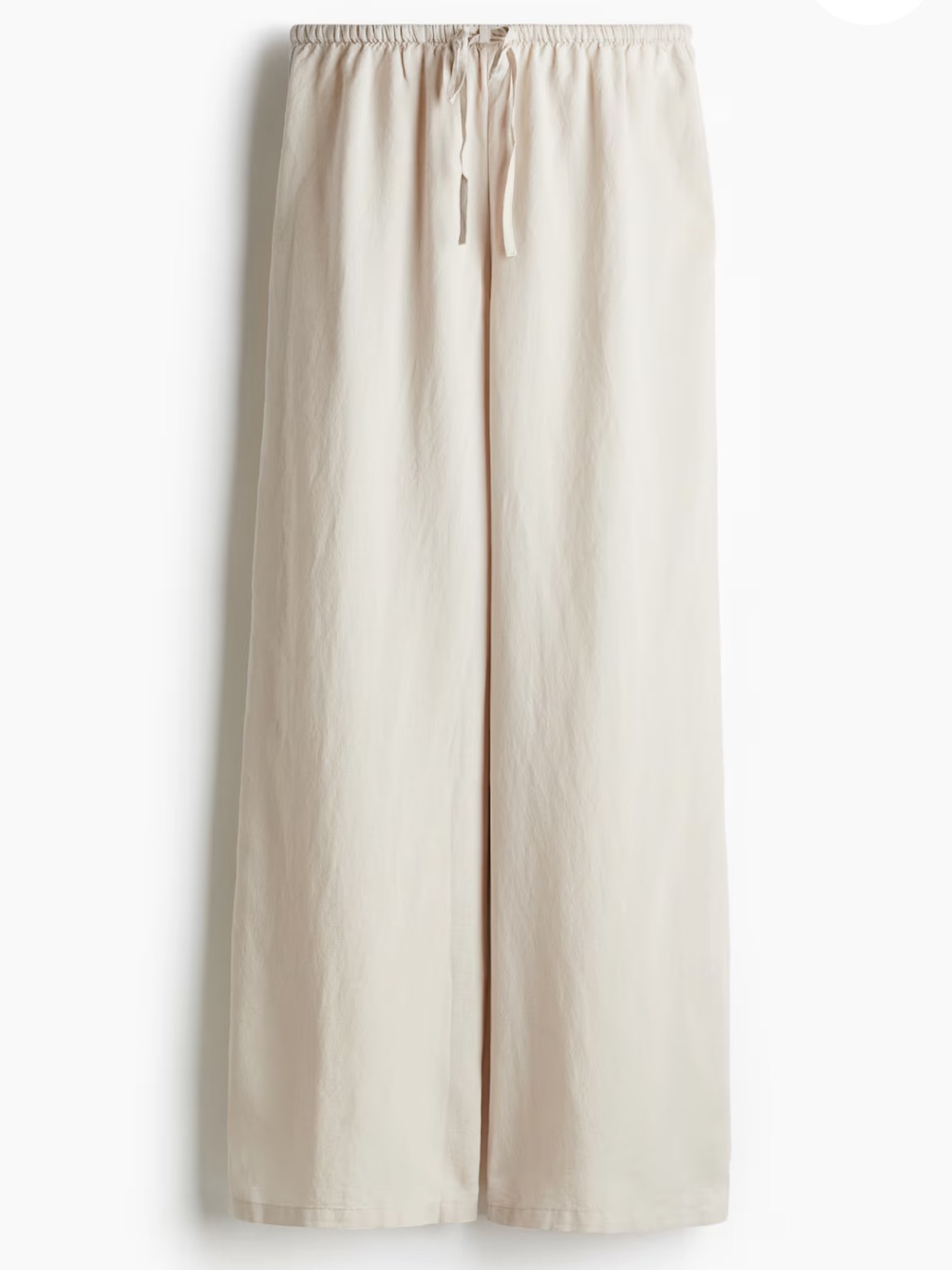 H&M Linen-Blend Drawstring Pants